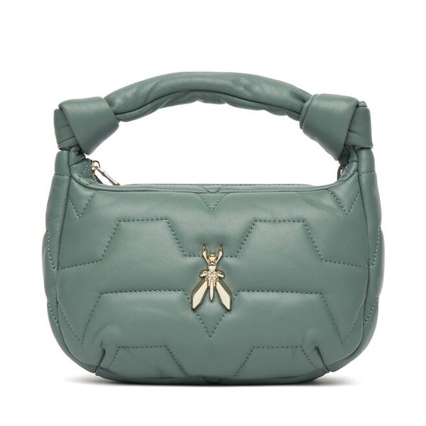 Torebka Patrizia Pepe. Zielone torebki klasyczne Patrizia Pepe, bez wzorów, klasyczne, bez dodatków. Za 769.99 zł.