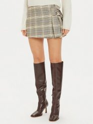 Brave Soul Spódnica mini LSKW-272PARKER Kolorowy Regular Fit. Brązowe spódnice Brave Soul, xl, bez wzorów, z syntetyku, mini, trapezowe. Za 79.99 zł.