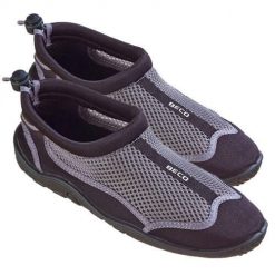 Buty wodne neoprenowe 4729, szaro-czarne. Czarne buty treningowe 47 Brand, bez wzorów, z neoprenu, bez zapięcia, do pływania. Za 198.99 zł.