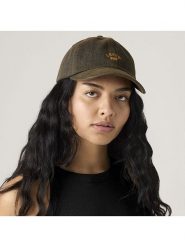 Levi's Czapka w kolorze ciemnobrązowym rozmiar: onesize. Brązowe czapki z daszkiem Levi's, bez wzorów, z bawełny. Za 106.38 zł.