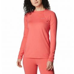 Koszulka termiczna damska Columbia Mwt Stretch W LS Top. Czerwone bielizna termoaktywna damska Columbia, bez wzorów, bez ramiączek. Za 219.00 zł.