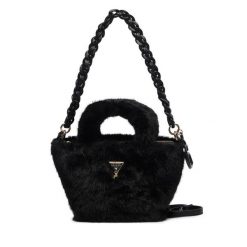 Torebka Guess. Czarne torebki klasyczne Guess, z aplikacjami, klasyczne, bez dodatków. Za 264.99 zł.
