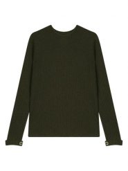AUTHENTIC CASHMERE Kaszmirowy sweter "Assia" w kolorze ciemnozielonym rozmiar: M. Zielone swetry AUTHENTIC CASHMERE, m, bez wzorów, z kaszmiru, bez ramiączek. Za 382.99 zł.