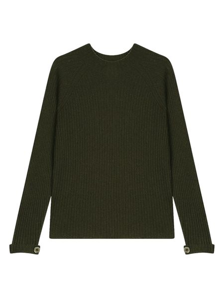 AUTHENTIC CASHMERE Kaszmirowy sweter "Assia" w kolorze ciemnozielonym rozmiar: M. Zielone swetry AUTHENTIC CASHMERE, m, bez wzorów, z kaszmiru, bez ramiączek. Za 369.99 zł.