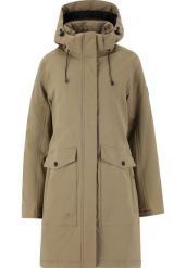 Parka dla kobiet Whistler Algoma. Czarne płaszcze WHISTLER, bez wzorów, z poliesteru, eleganckie, bez kaptura. Za 489.00 zł.