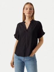 Vero Moda Bluzka Beauty 10279697 Czarny Regular Fit. Czarne bluzki Vero Moda, s, bez wzorów, z wiskozy, bez kołnierzyka, bez ramiączek. Za 109.99 zł.