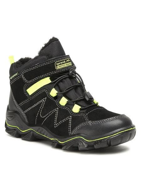 Sprandi Trapery BP91-20027 Czarny. Czarne traperki Sprandi, bez wzorów, ze skóry, bez obcasa, bez zapięcia. Za 169.99 zł.