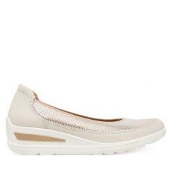 Półbuty Ara. Brązowe półbuty wsuwane ara, bez wzorów, bez obcasa, na koturnie. Za 489.99 zł.