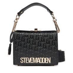 Torebka Steve Madden. Czarne torebki klasyczne Steve Madden, bez wzorów, klasyczne, bez dodatków. Za 349.99 zł.