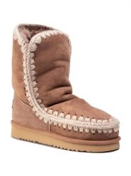 Mou Śniegowce Eskimo 24 FW101000A Brązowy. Brązowe śniegowce Mou, bez wzorów, ze skóry, bez zapięcia. Za 1,079.00 zł.