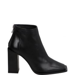 BOTKI DAMSKIE WANDA1300 NA NER. Botki Venezia, bez wzorów, ze skóry, bez obcasa, bez zapięcia. Za 319.00 zł.