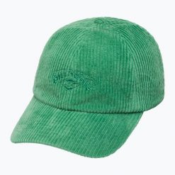 Czapka z daszkiem damska Billabong Essential Cord. Zielone czapki z daszkiem Billabong, na lato, bez wzorów, z bawełny, sportowe. Za 99.99 zł.