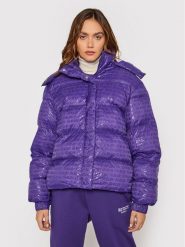 ROTATE Kurtka puchowa Tina RT784 Fioletowy Oversize. Fioletowe kurtki ROTATE, na zimę, m, bez wzorów, z puchu, bez kaptura. Za 849.99 zł.
