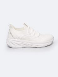 Sneakersy damskie lekkie białe RR274A600 101. Białe buty sportowe lifestyle BIG STAR, bez wzorów, z tkaniny, eleganckie, bez zapięcia. W wyprzedaży za 159.99 zł.