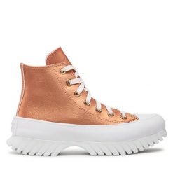 Trampki Converse. Brązowe trampki Converse, bez wzorów, retro, bez zapięcia. Za 409.99 zł.