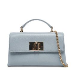 Torebka Furla. Szare kopertówki Furla, bez wzorów, wizytowe, bez dodatków. Za 859.99 zł.