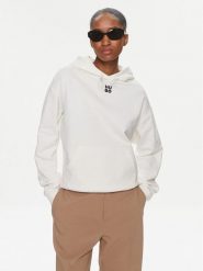 Hugo Bluza Delfinia 50522423 Écru Regular Fit. Bluzy Hugo, xl, bez wzorów, z bawełny, bez kaptura. Za 329.99 zł.