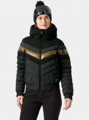 Kurtka Narciarska Damska Helly Hansen Imperial Short Puffy. Czarne kurtki narciarskie Helly Hansen, na zimę, s, bez wzorów, z materiału, bez kaptura, narciarskie. Za 1,119.20 zł.