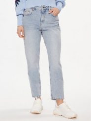 United Colors Of Benetton Jeansy 49BTDF02Z Niebieski Cropped Fit. Niebieskie jeansy United Colors Of Benetton, bez wzorów, z bawełny. Za 219.99 zł.