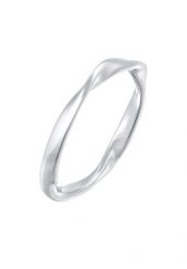 Elli Damska obrączkaTwisted Skręcona Basic ze srebra próby 925 Sterling Silver Pierścionki 1 ct Damski. Szare pierścionki Elli, srebrne. Za 283.99 zł.