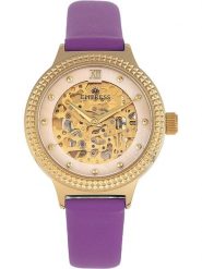 Empress Zegarek automatyczny "Alice" w kolorze złoto-fioletowo-beżowym rozmiar: onesize. Różowe, analogowe zegarki Empress, ze stali. Za 543.99 zł.