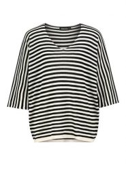 Sublevel Sweter w kolorze czarno-białym rozmiar: M/L. Białe swetry Sublevel, l, bez wzorów, bez ramiączek. Za 127.95 zł.