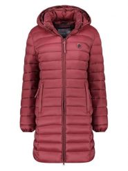 ANAPURNA Płaszcz pikowany "Akitalana" w kolorze bordowym rozmiar: S. Czerwone płaszcze ANAPURNA, s, bez wzorów, bez kaptura. Za 173.99 zł.