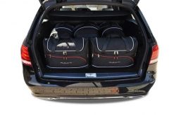 Torby Do Bagażnika Mercedes-Benz E Kombi 2009-2016 5Szt Kjust. Czarne torby podróżne KJUST, bez wzorów, z kauczuku. Za 1,611.00 zł.