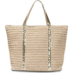 Torba plażowa shopper bonprix beżowo-złoty kolor. Shopper bag marki DOMYOS. Za 79.99 zł.