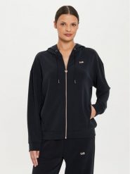EA7 Emporio Armani Bluza 6DTM08 TJZBZ 0210 Czarny Regular Fit. Czarne bluzy EA7 Emporio Armani, l, bez wzorów, z syntetyku, bez kaptura. Za 619.99 zł.