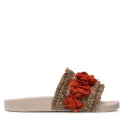 Klapki Brenda Zaro. Klapki Brenda Zaro, bez wzorów, bez obcasa, bez zapięcia. Za 149.99 zł.