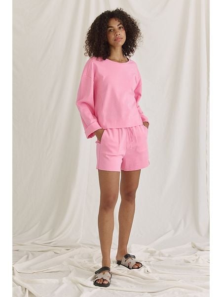 Cotton Candy Szorty "Hefron" w kolorze jasnoróżowym rozmiar: L. Różowe szorty Cotton Candy, bez wzorów, z bawełny. Za 127.95 zł.