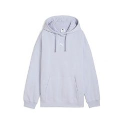 Bluza damska z kapturem Puma Oversized. Niebieskie bluzy z kapturem Puma, xs, bez wzorów, z bawełny, z kapturem. Za 208.30 zł.