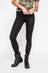 Tally Weijl legginsy damskie kolor czarny gładkie. Czarne legginsy TALLY WEIJL, bez wzorów, z dzianiny. W wyprzedaży za 43.99 zł.