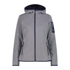 Bluza damska turystyczna CMP 34H6376. Szare bluzy CMP, l, bez wzorów, bez kaptura, trekkingowe. Za 274.00 zł.