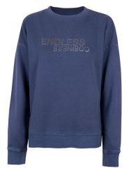 LIEBLINGSSTÜCK Bluza "Ulia" w kolorze granatowym rozmiar: XL. Niebieskie bluzy bez kaptura LIEBLINGSSTÜCK, xl, bez wzorów, z bawełny, bez kaptura. Za 227.45 zł.