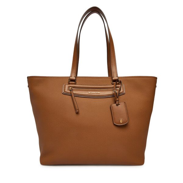 Torebka MICHAEL Michael Kors. Brązowe shopper bag MICHAEL Michael Kors, bez wzorów, bez dodatków. Za 1,369.00 zł.