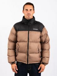 Ecoon Kurtka zimowa w kolorze khaki-czarnym rozmiar: S. Brązowe kurtki Ecoon, na zimę, s, bez wzorów, z puchu, bez kaptura. Za 246.23 zł.