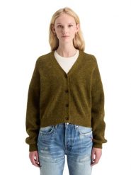 Scotch & Soda Kardigan w kolorze khaki rozmiar: S. Brązowe swetry Scotch & Soda, s, bez wzorów, z wełny, bez ramiączek. Za 194.15 zł.