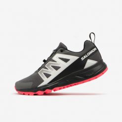 Buty do biegania w terenie damskie Salomon Supera Trail 3. Czarne buty do biegania Salomon, bez wzorów, bez zapięcia, do biegania. Za 449.99 zł.