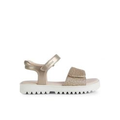 Sandały damskie Geox Coralie B. Szare sandały Converse, bez wzorów, z gumy, eleganckie, bez obcasa, bez zapięcia. Za 226.00 zł.