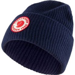 Czapka zimowa Fjällräven 1960 Logo. Niebieskie czapki zimowe Fjällräven, bez wzorów, z materiału, eleganckie. Za 309.70 zł.
