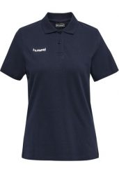 Koszulka tenisowa polo damska Hummel Go Cotton Polo Woman. Niebieskie t-shirty sportowe Hummel, s, bez wzorów, z bawełny, bez ramiączek, tenisowe. Za 166.50 zł.