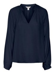 Vero Moda Bluzka w kolorze granatowym rozmiar: XS. Niebieskie bluzki Vero Moda, xs, bez wzorów, bez kołnierzyka, bez ramiączek. Za 41.88 zł.
