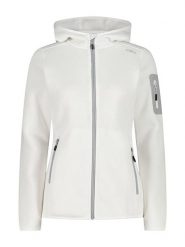 CMP Kurtka polarowa w kolorze białym rozmiar: 40. Białe kurtki CMP, bez wzorów, z materiału, bez kaptura. Za 146.45 zł.