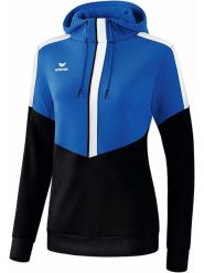 Erima Bluza "Squad" w kolorze niebiesko-czarnym rozmiar: 44. Czarne bluzy Erima, bez wzorów, z kapturem. Za 93.95 zł.