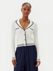 Fracomina Kardigan FR25ST8013K52401 Écru Slim Fit. Swetry Fracomina, m, bez wzorów, z wiskozy, bez ramiączek. Za 399.99 zł.