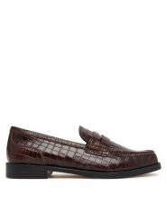 Clarks Półbuty Straven2 Penny 26327145 Brązowy. Brązowe półbuty wsuwane Clarks, bez wzorów, ze skóry, bez obcasa, na płaskiej podeszwie. Za 519.99 zł.