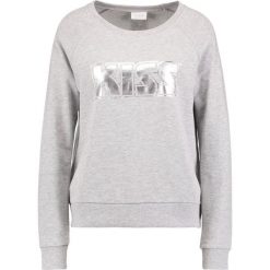 Vila VISPARK Bluza light grey melange. Szare bluzy bez kaptura Vila, z bawełny. Za 169.00 zł.