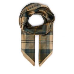 Chusta Barbour. Zielone chusty Barbour, bez wzorów. Za 179.99 zł.